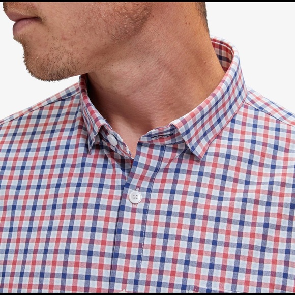 Mizzen and Main Leeward No Tuck Dress Shirt Size Small NWT - Picture 6 of 7